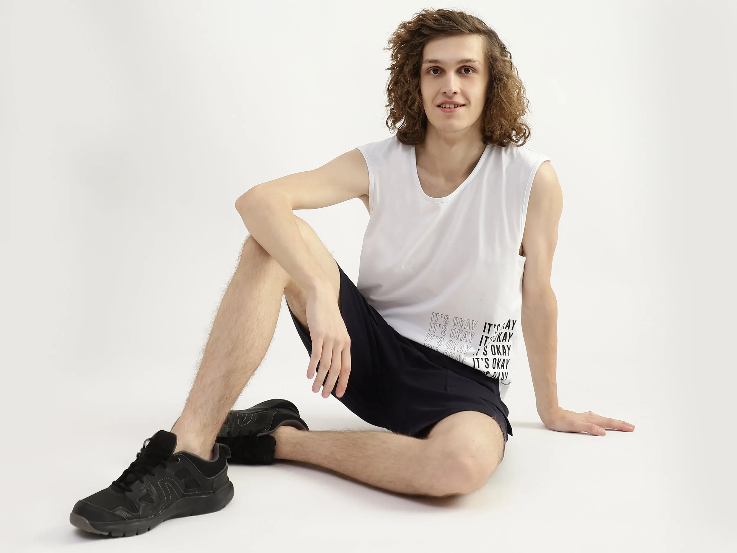 Men Solid Regular Fit Shorts