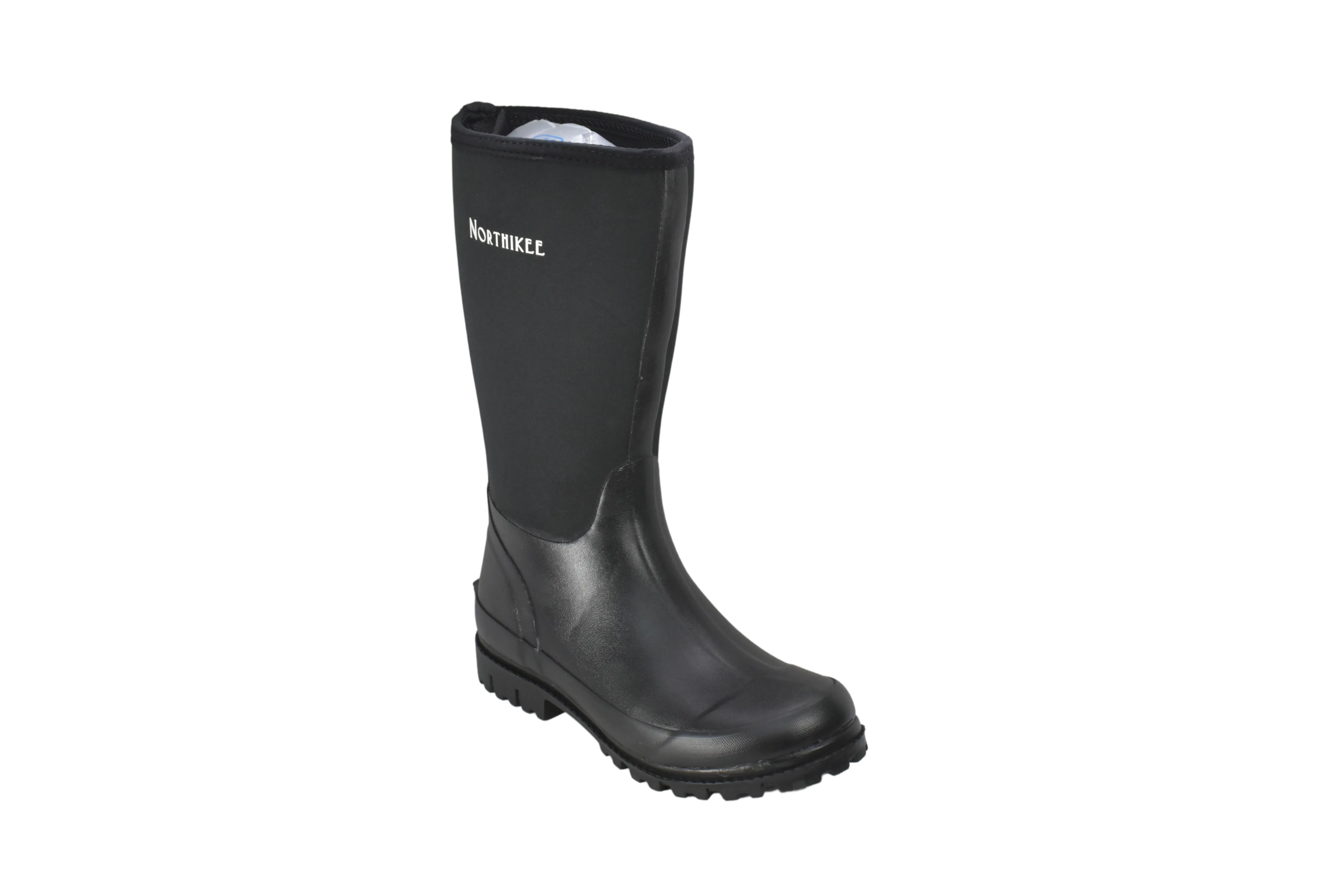 Men's Black Neoprene Rubber Boot