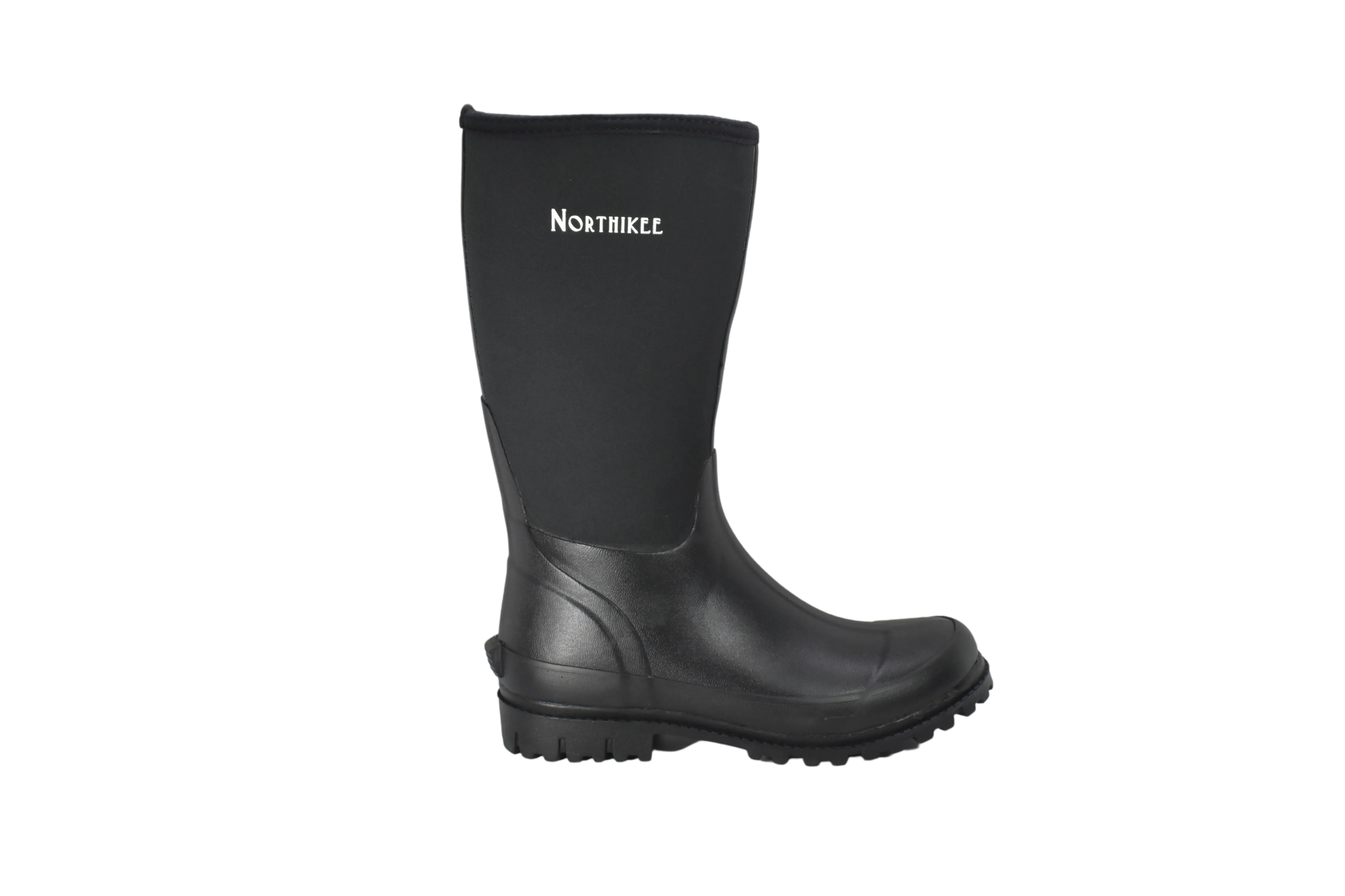 Men's Black Neoprene Rubber Boot
