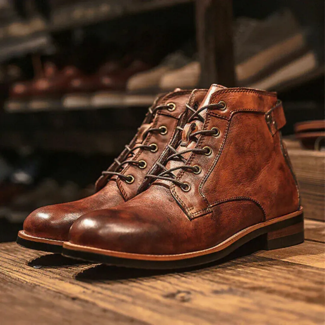 Men's Casual Lace Up Waterproof Boots | Walking