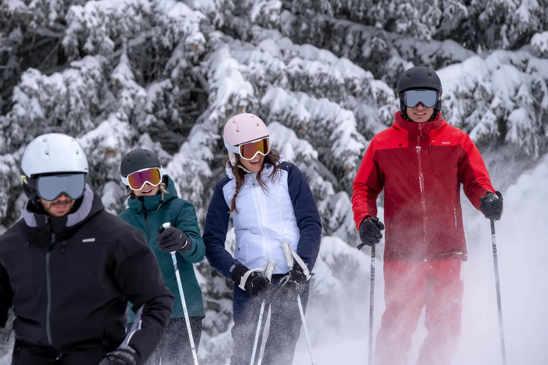 Men’s warm adjustable ski trousers 500