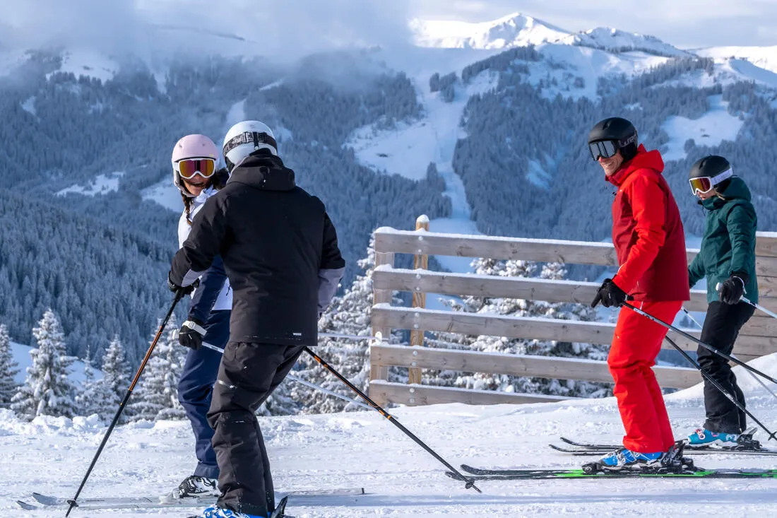 Men’s warm adjustable ski trousers 500