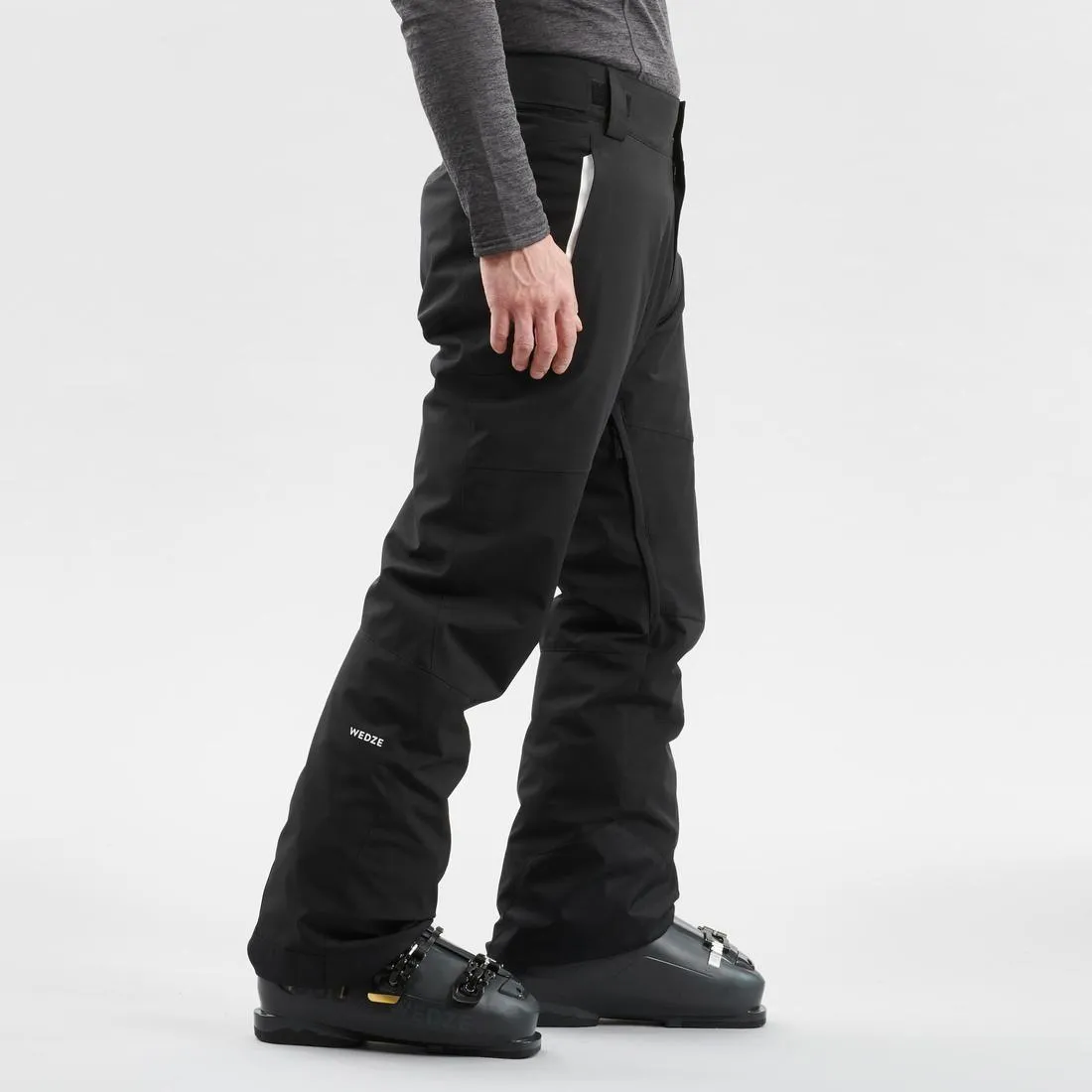 Men’s warm adjustable ski trousers 500