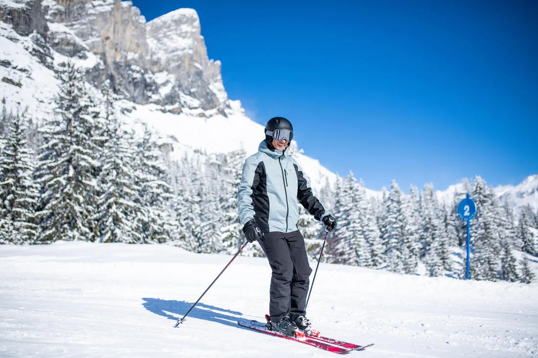 MEN’S WARM SKI TROUSERS 180 - BLACK