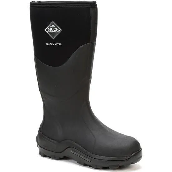 Muck Men's Muckmaster Tall 16" Waterproof Rubber Work Boot - Black - MMH-500A
