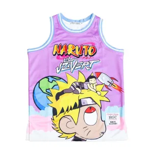 NARUTO X UZI VERT BASKETBALL JERSEY (LAVENDER)