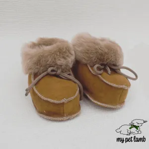 Natural Wool Booties