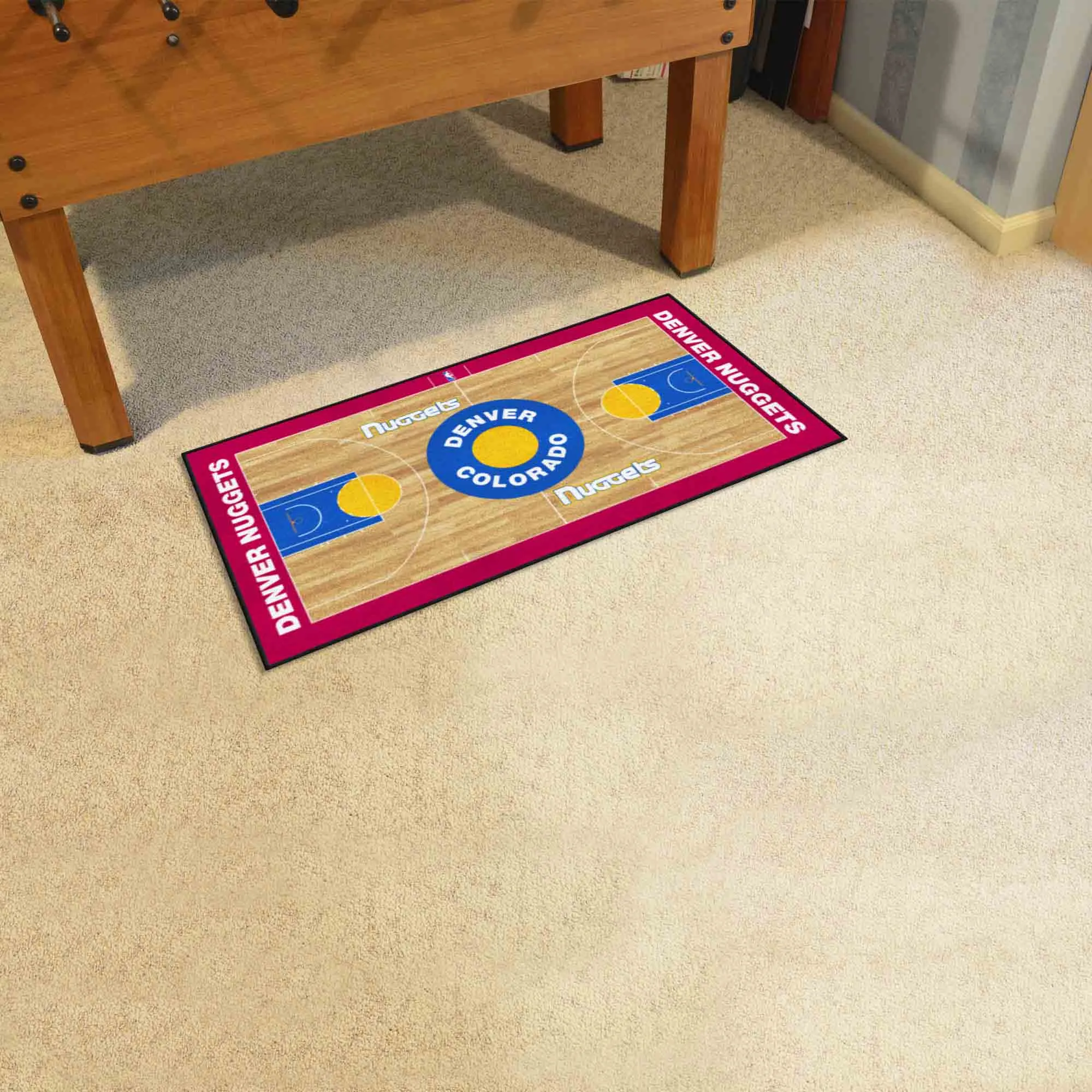 NBAV ? Denver Nuggets NBA Court Runner