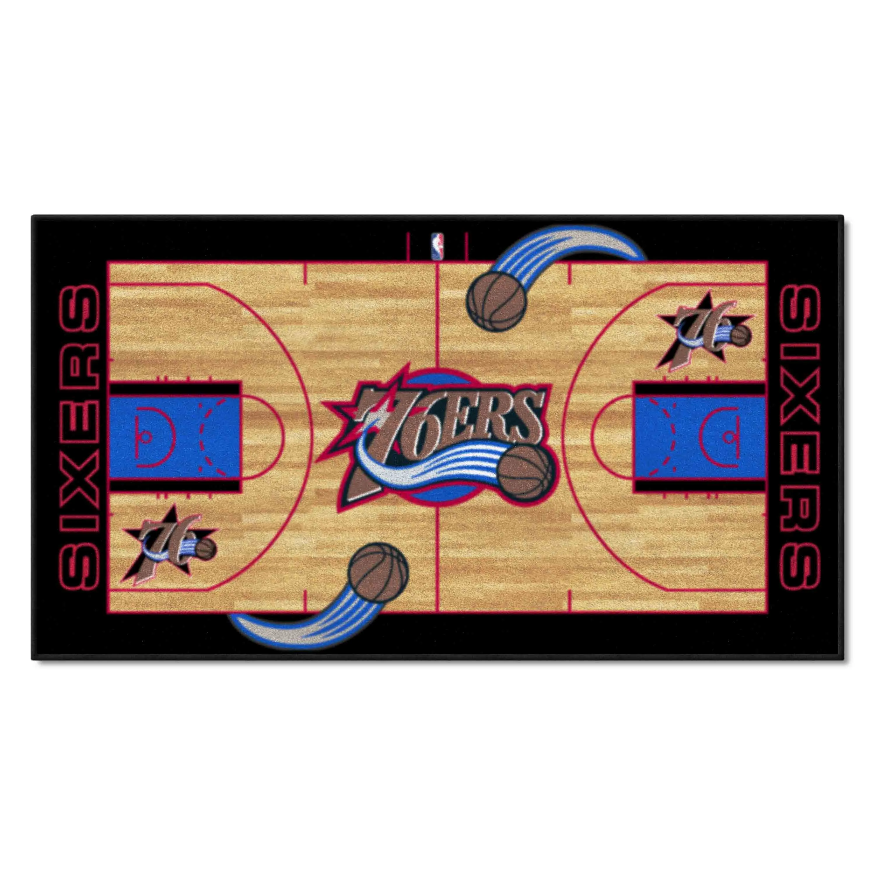 NBAV ? Philadelphia 76ers NBA Court Runner