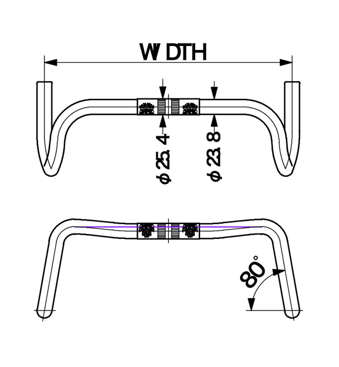 NITTO Bee Bar B136AA | 25.4mm