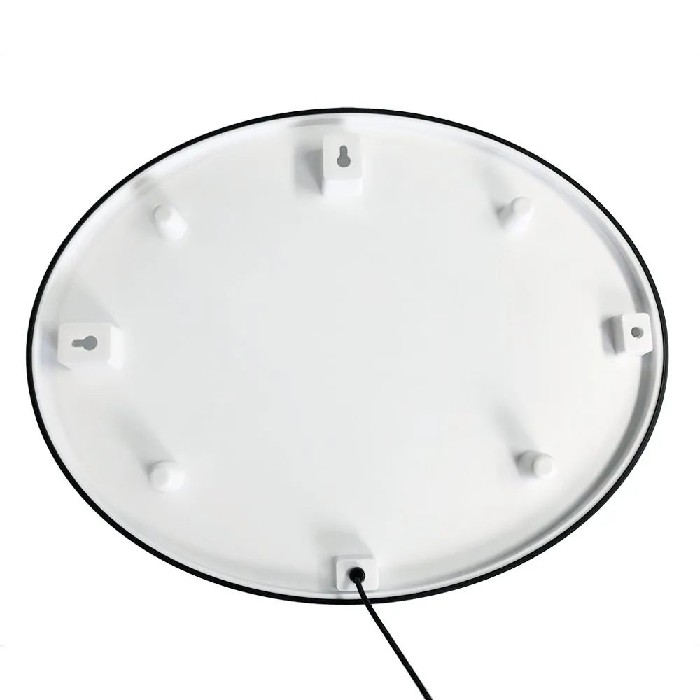 Oklahoma Sooners: Hardwood - Oval Slimline Lighted Wall Sign