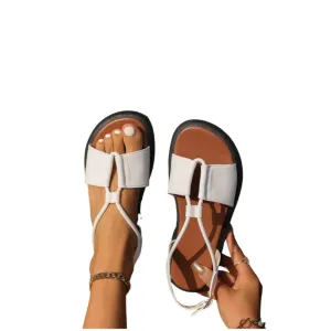 Open Toe Flats Sandals