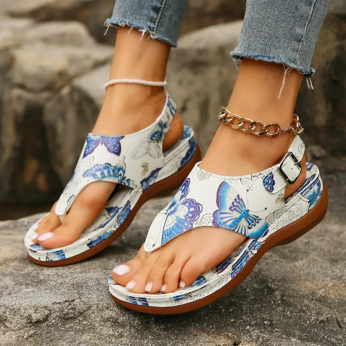 Open Toe Platform Sandals
