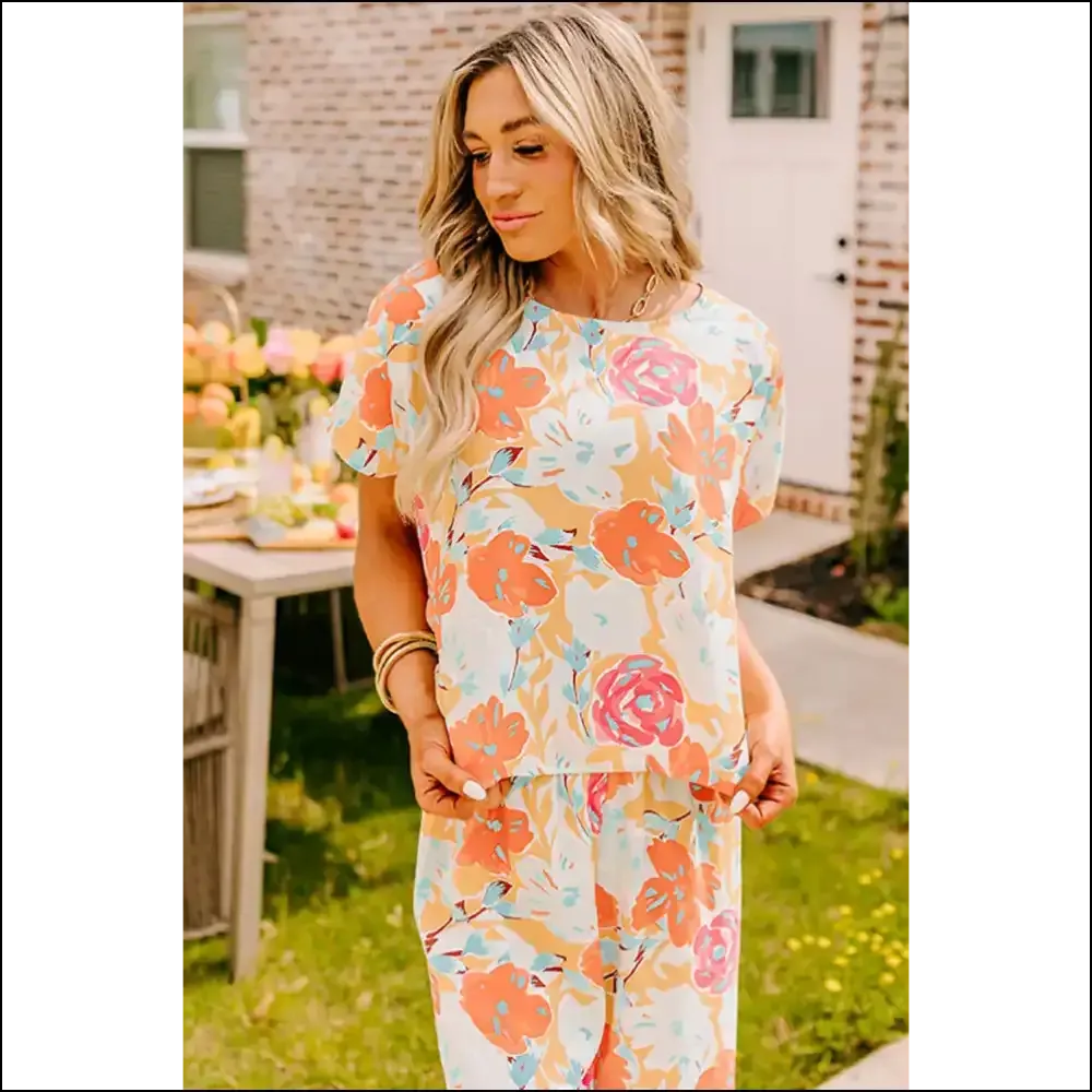 Orange you Glad you Got this Wide Leg Pants Set? 🌼 Needful Things !