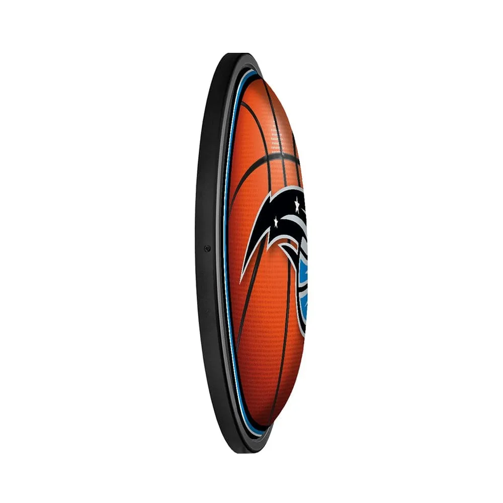 Orlando Magic: Basketball - Round Slimline Lighted Wall Sign