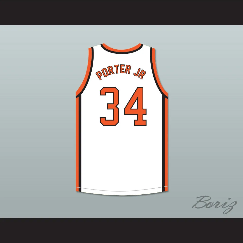 Otto Porter Jr. 34 Scott County Central High School Braves White Basketball Jersey 2