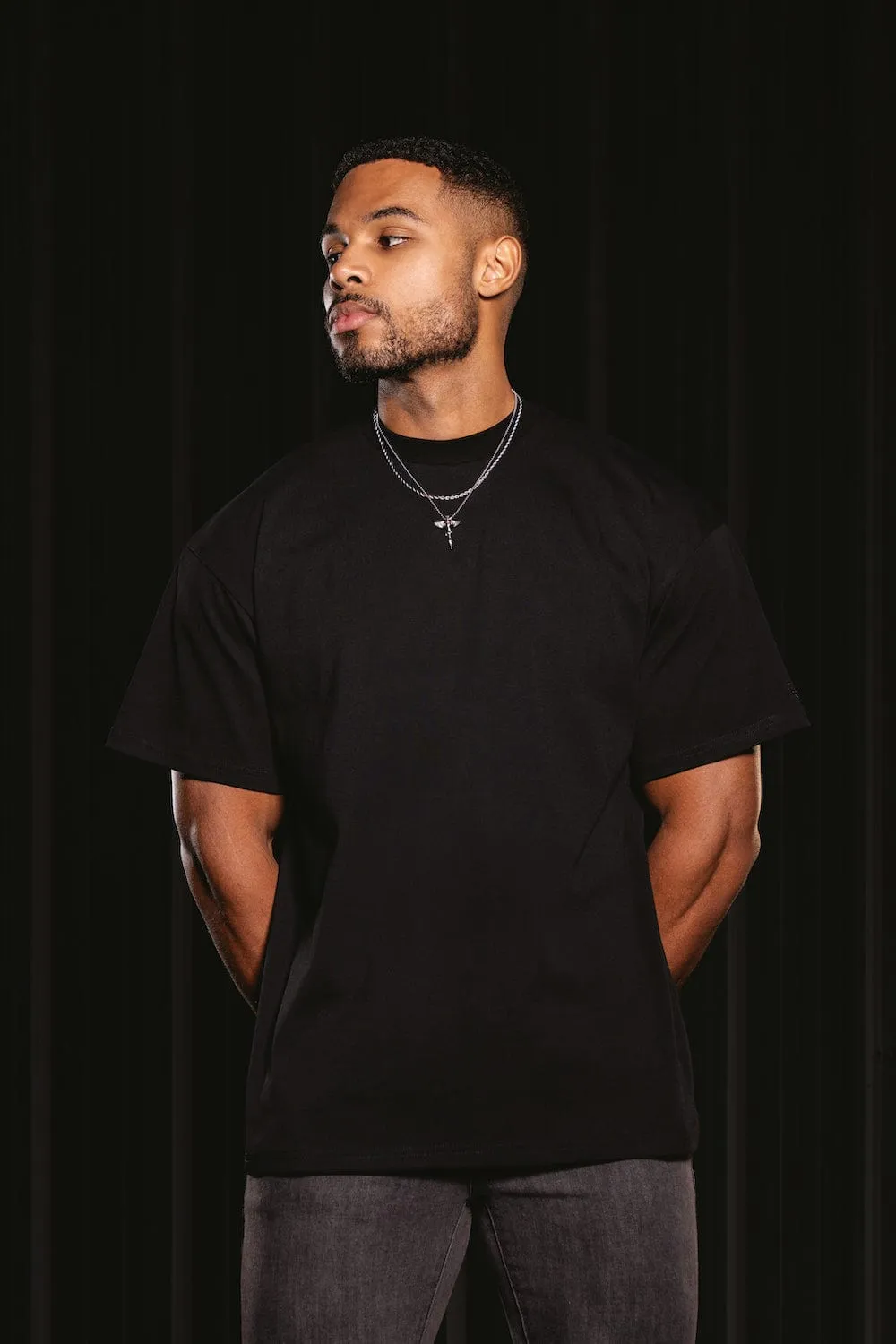 Oversized T-Shirt in Black