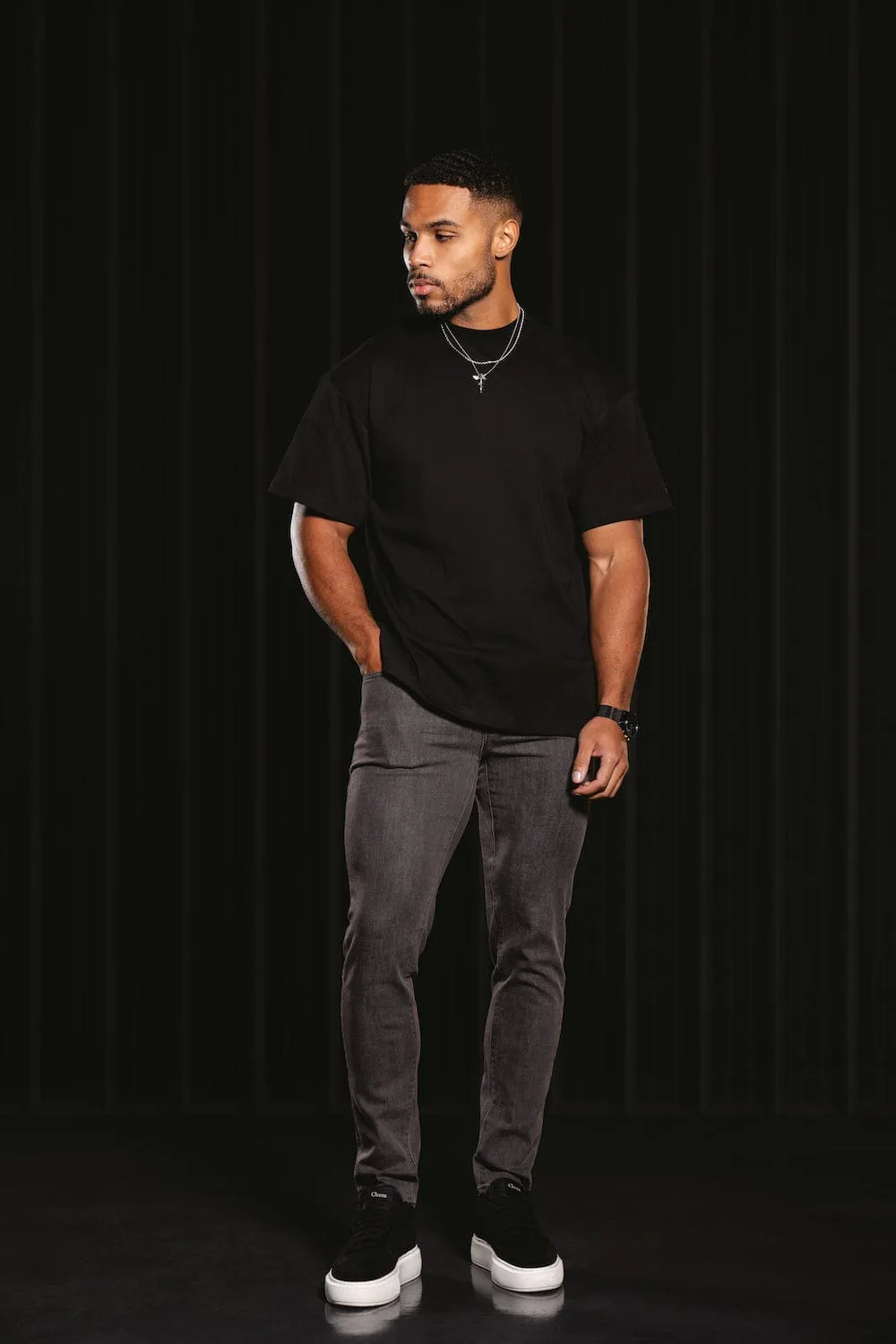 Oversized T-Shirt in Black