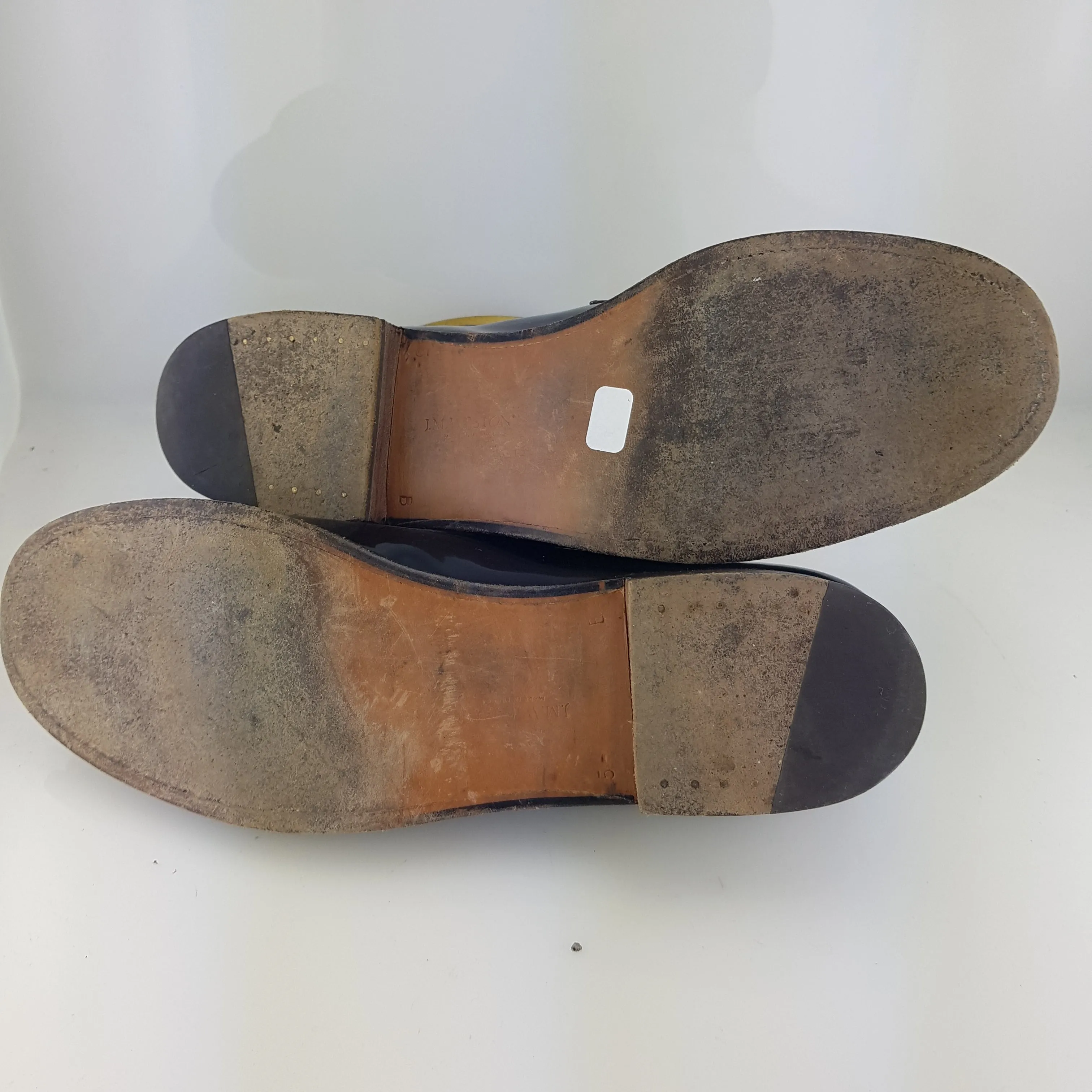 Patent leather loafers