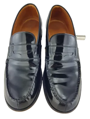 Patent leather loafers