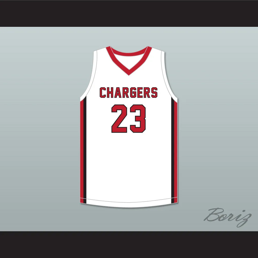 Patrick Baldwin Jr 23 Sussex Hamilton High School Chargers White Basketball Jersey 3