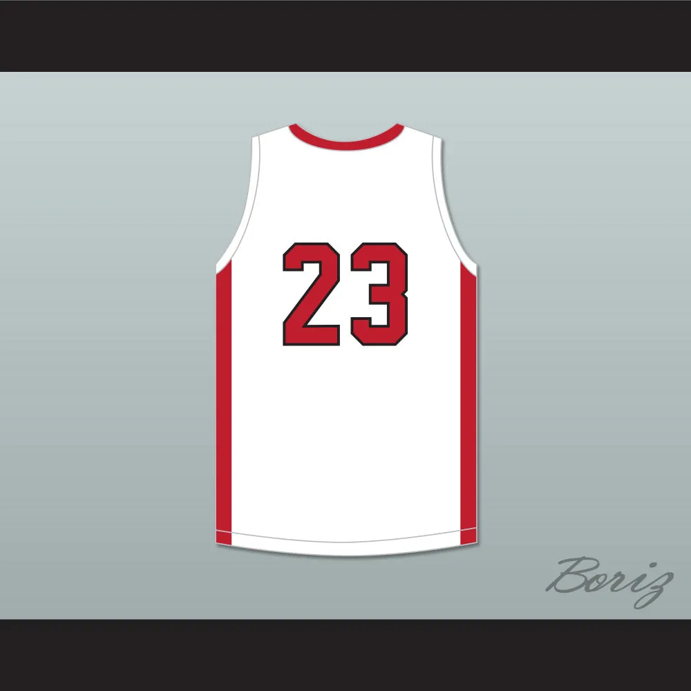 Patrick Baldwin Jr 23 Sussex Hamilton High School Chargers White Basketball Jersey 3