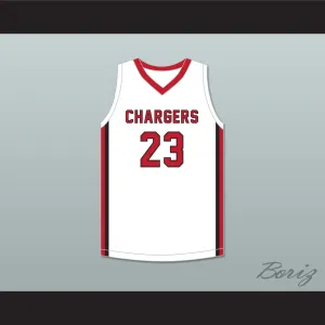 Patrick Baldwin Jr 23 Sussex Hamilton High School Chargers White Basketball Jersey 3