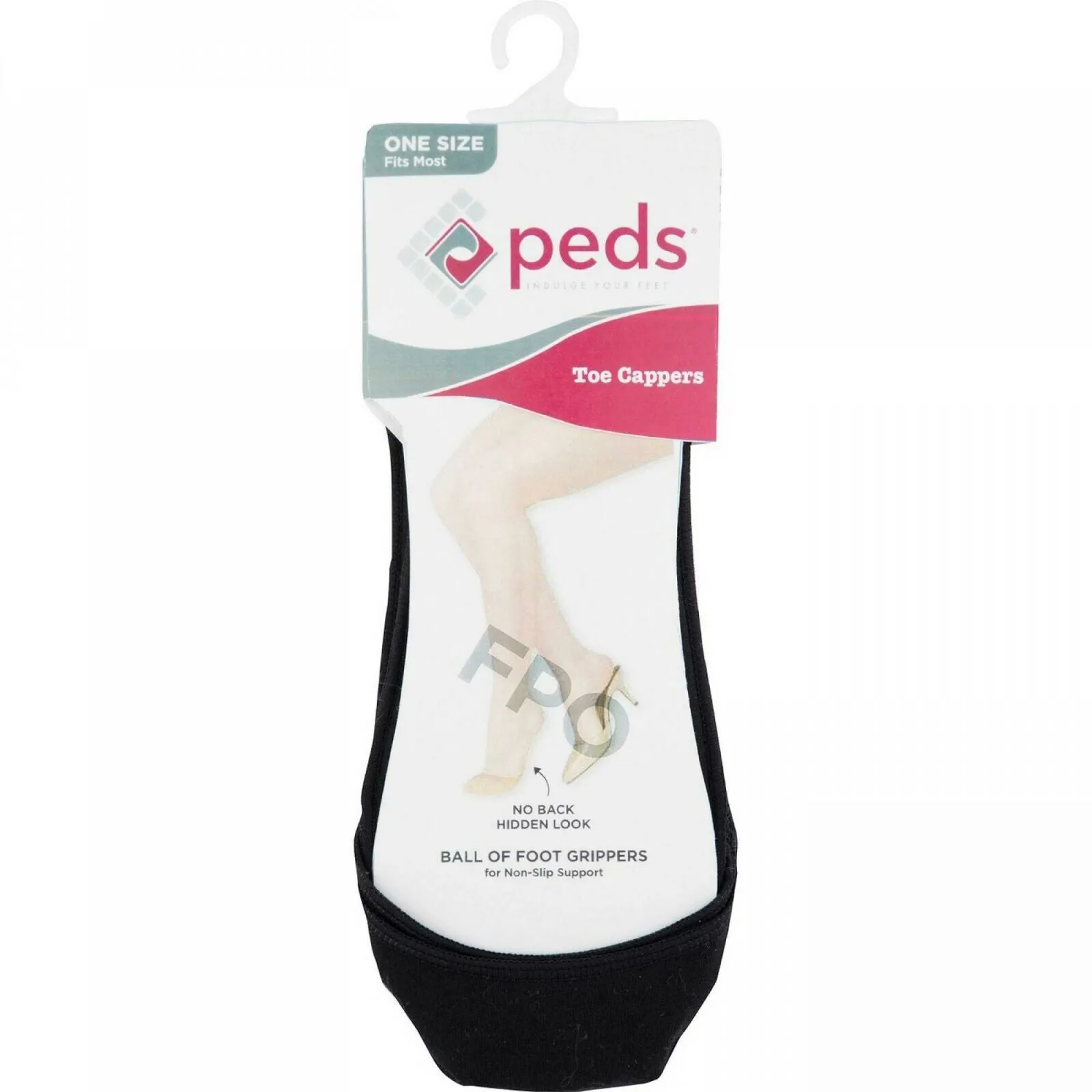 Peds Women's 2 Pair Pack No Show Backless and Sideless Insole Liner Socks