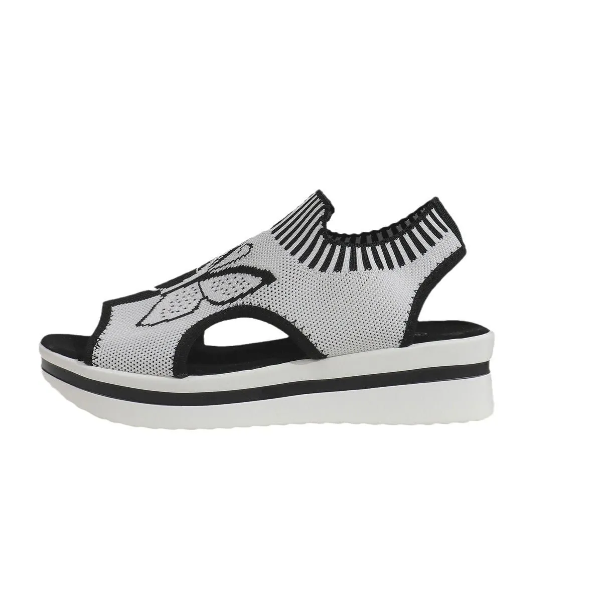 Peep Toe Platform Sandals