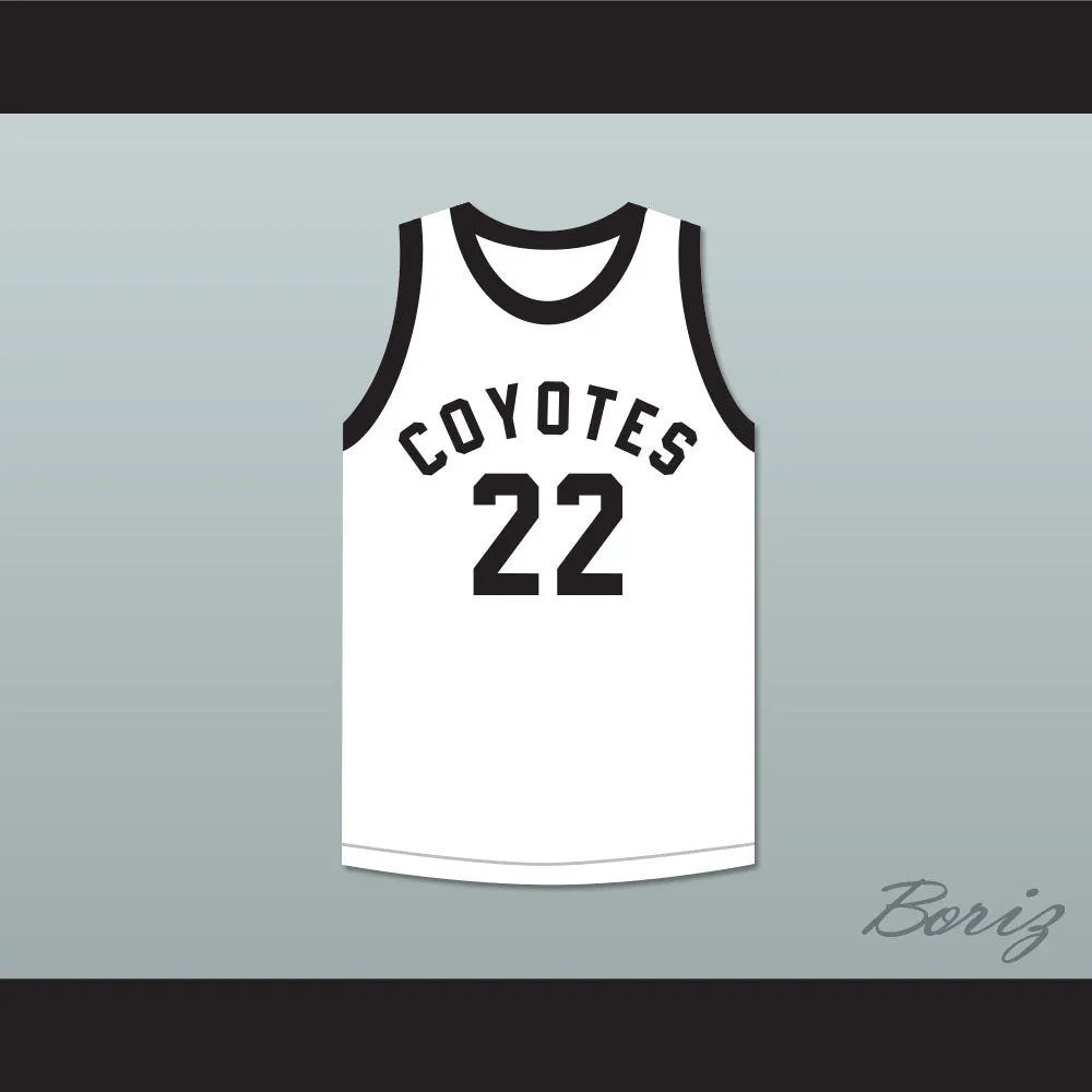 Phil Jackson 22 Williston High School Coyotes White Basketball Jersey