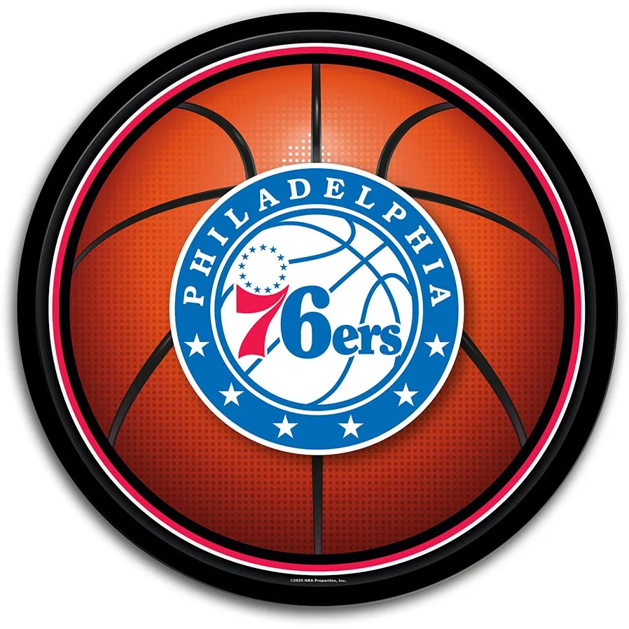 Philadelphia 76ers: Basketball - Modern Disc Wall Sign