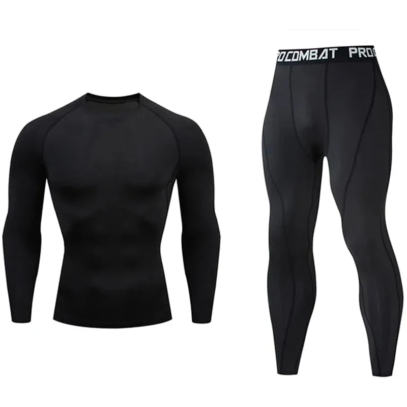 Quick Dry Men's Thermal Underwear Set