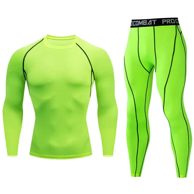 Quick Dry Men's Thermal Underwear Set