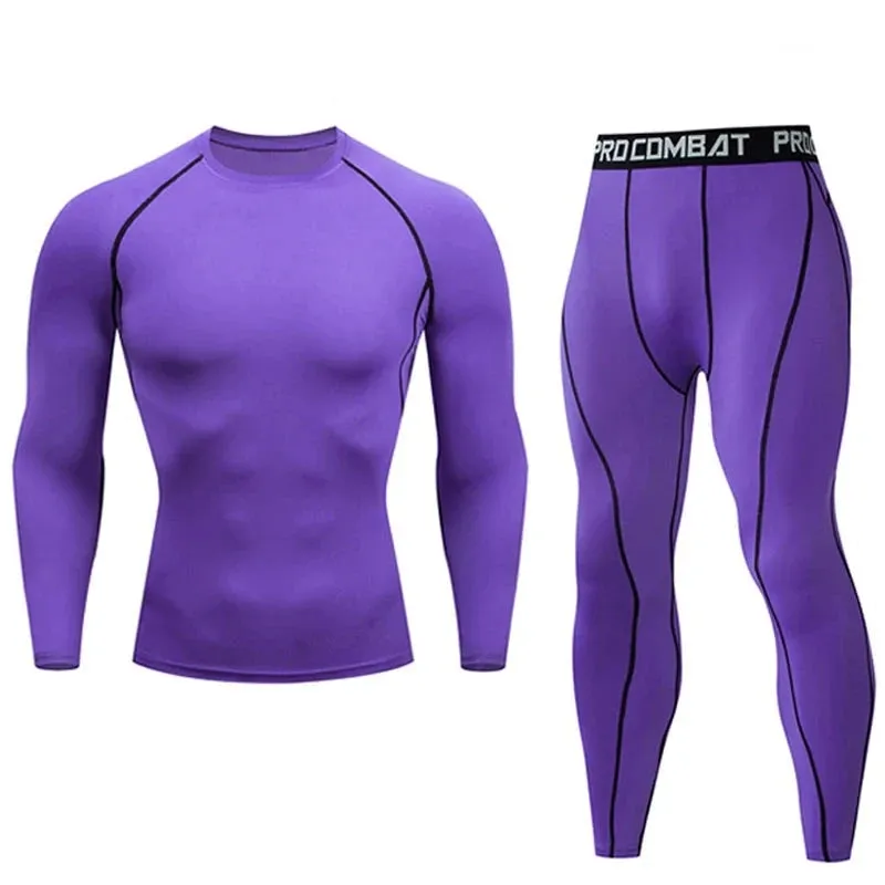 Quick Dry Men's Thermal Underwear Set