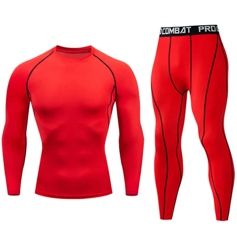 Quick Dry Men's Thermal Underwear Set