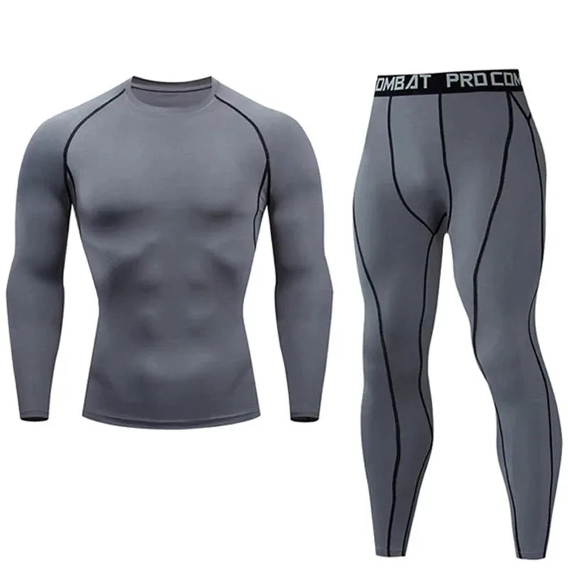 Quick Dry Men's Thermal Underwear Set
