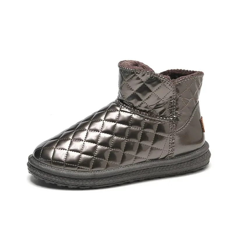 Quilted Fur Lined Winter Boots (waterproof)