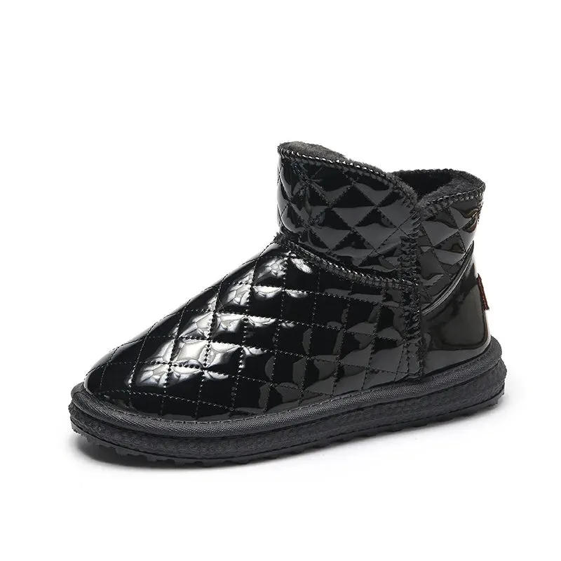 Quilted Fur Lined Winter Boots (waterproof)
