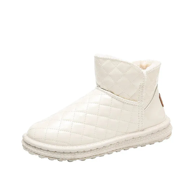 Quilted Fur Lined Winter Boots (waterproof)