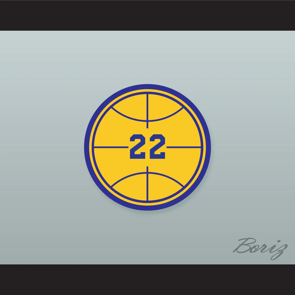 Quincy McCall 22 Crenshaw High School Basketball Blue and White Lab Leather Varsity Letterman Jacket Class of 88 3