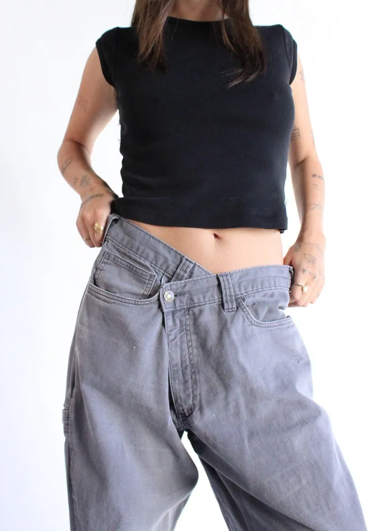 RCYCLD Cross Closure Workwear Pants