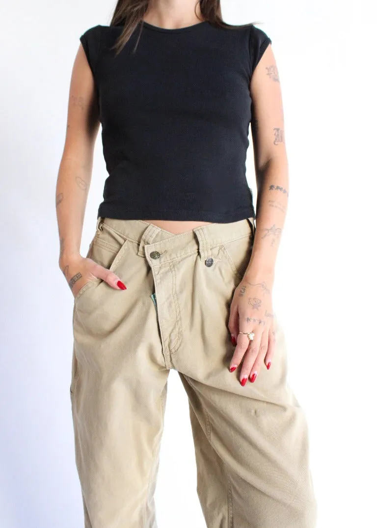 RCYCLD Cross Closure Workwear Pants