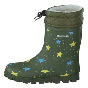 Rd Thermal Flash Stars Kids Army-green