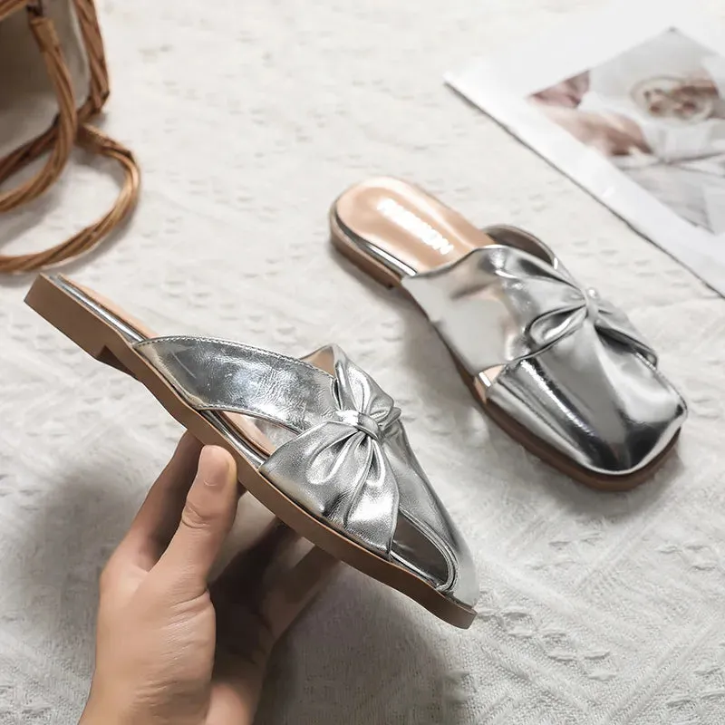Round Toe Flats Sandals