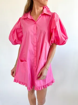 Ruffle Pocket Dress