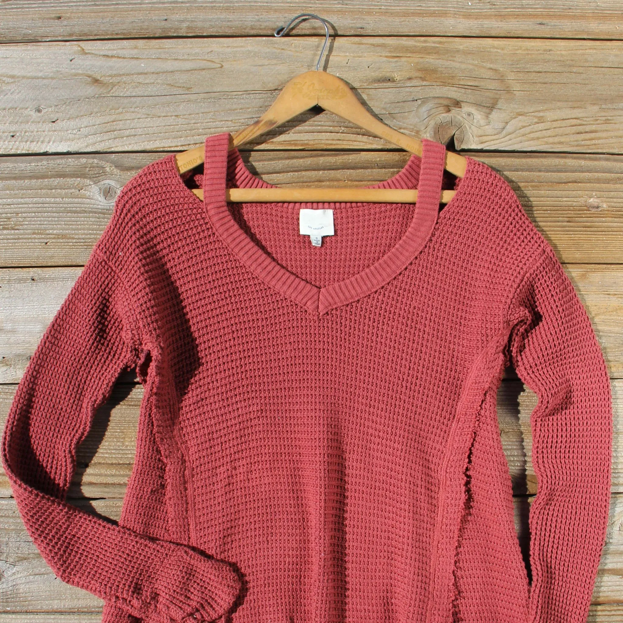 Rusted Rose Thermal in Burgundy