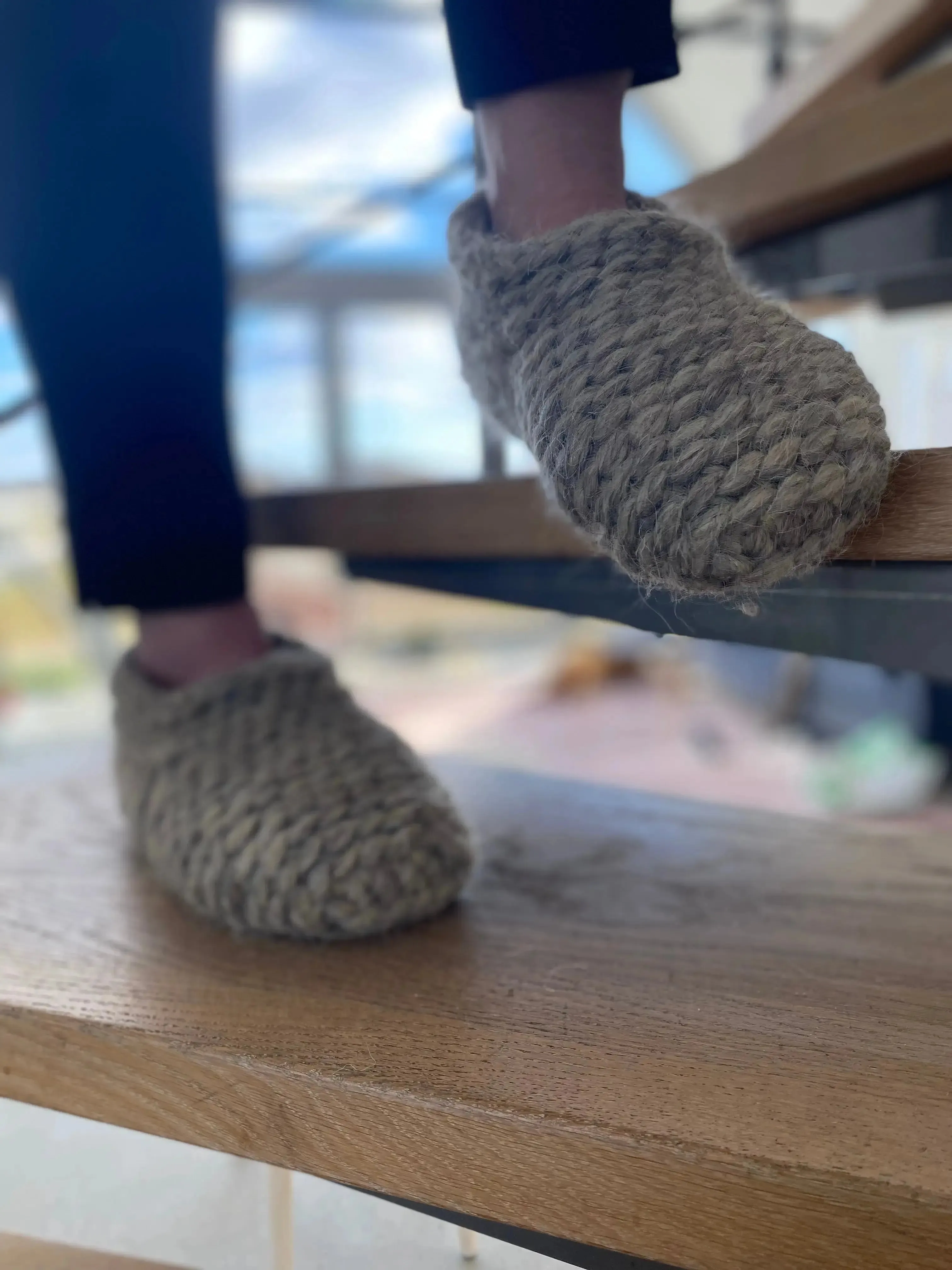 Slippers Home  Wool Organic Low Boots