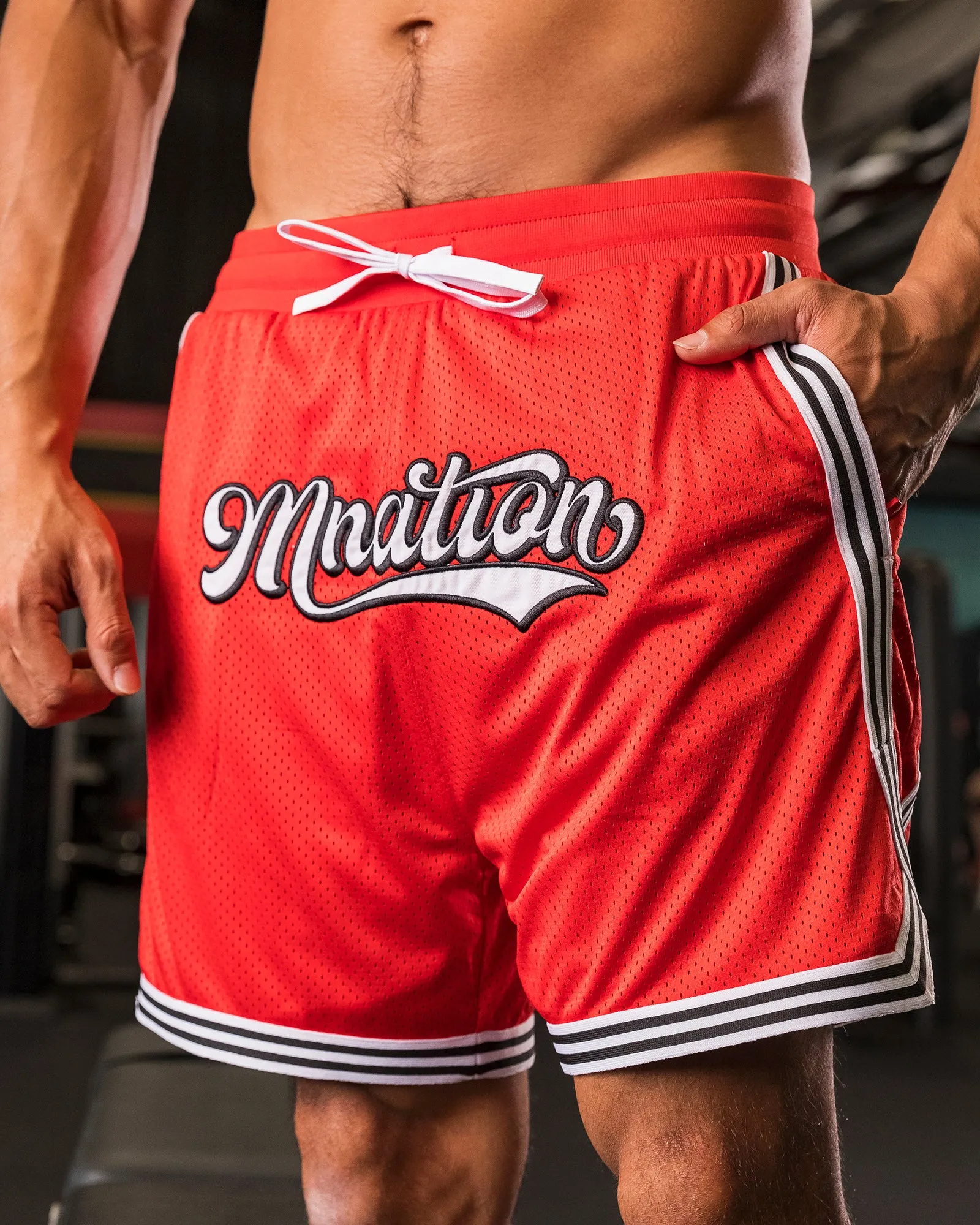 Stadium Basketball 5" Shorts - Chilli