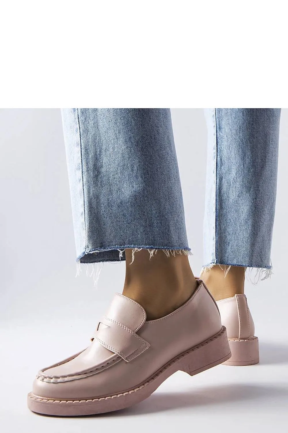 Stylish silver Élodie moccasins