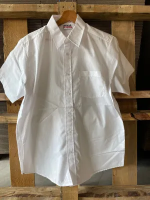 Texas white short sleeved blouse men